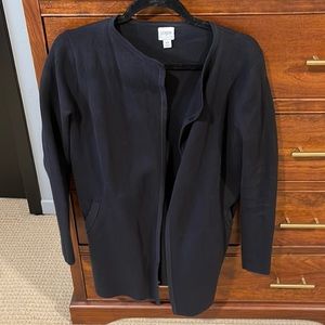 Jcrew black cardigan with pockets -EUC